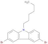 9H-Carbazole, 3,6-dibromo-9-hexyl-