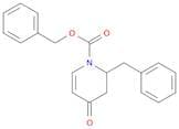 1(2H)-Pyridinecarboxylic acid, 3,4-dihydro-4-oxo-2-(phenylmethyl)-, phenylmethyl ester