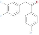 2-(3,4-Difluorophenyl)-1-(4-fluorophenyl)ethanone