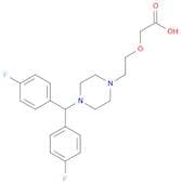 Acetic acid, 2-[2-[4-[bis(4-fluorophenyl)methyl]-1-piperazinyl]ethoxy]-