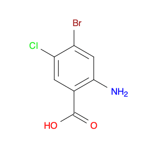 Benzoic acid, 2-amino-4-bromo-5-chloro-