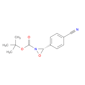 trans-tert-Butyl 3-(4-cyanophenyl)-1,2-oxaziridine-2-carboxylate