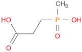 3-[hydroxy(methyl)phosphoryl]propanoic acid