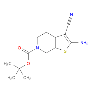Thieno[2,3-c]pyridine-6(5H)-carboxylic acid, 2-amino-3-cyano-4,7-dihydro-, 1,1-dimethylethyl ester