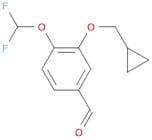 Benzaldehyde, 3-(cyclopropylmethoxy)-4-(difluoromethoxy)-