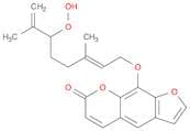 7H-Furo[3,2-g][1]benzopyran-7-one, 9-[[(2E)-6-hydroperoxy-3,7-dimethyl-2,7-octadien-1-yl]oxy]-