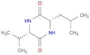 2,5-Piperazinedione, 3-(1-methylethyl)-6-(2-methylpropyl)-, (3S,6S)-