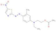 Ethanol, 2-[ethyl[3-methyl-4-[2-(5-nitro-2-thiazolyl)diazenyl]phenyl]amino]-, 1-acetate