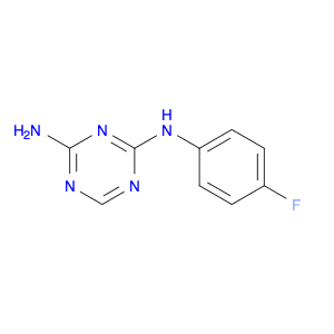 N-(4-Fluorophenyl)-1,3,5-triazine-2,4-diamine