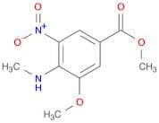 Benzoic acid, 3-methoxy-4-(methylamino)-5-nitro-, methyl ester