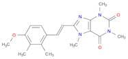 1H-Purine-2,6-dione, 3,7-dihydro-8-[(1E)-2-(4-methoxy-2,3-dimethylphenyl)ethenyl]-1,3,7-trimethyl-