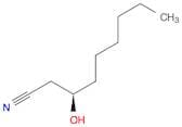 Nonanenitrile, 3-hydroxy-, (3R)-