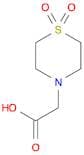 4-Thiomorpholineacetic acid, 1,1-dioxide