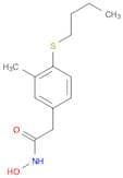 Benzeneacetamide, 4-(butylthio)-N-hydroxy-3-methyl-