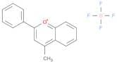 1-Benzopyrylium, 4-methyl-2-phenyl-, tetrafluoroborate(1-) (1:1)