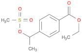 Benzoic acid, 4-[1-[(methylsulfonyl)oxy]ethyl]-, ethyl ester