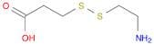 Propanoic acid, 3-[(2-aminoethyl)dithio]-