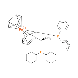 Ferrocene, 1-​[(1R)​-​1-​(dicyclohexylphosphi​no)​ethyl]​-​2-​(diphenylphosphino)​-​, (2R)​-