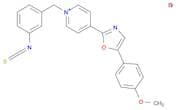 Pyridinium, 1-[(3-isothiocyanatophenyl)methyl]-4-[5-(4-methoxyphenyl)-2-oxazolyl]-, bromide (1:1)