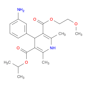 3,5-Pyridinedicarboxylic acid, 4-(3-aminophenyl)-1,4-dihydro-2,6-dimethyl-, 3-(2-methoxyethyl) 5-(…