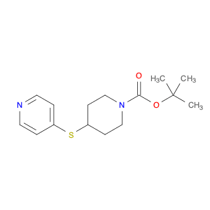1-Piperidinecarboxylic acid, 4-(4-pyridinylthio)-, 1,1-dimethylethyl ester