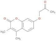 3,4-Dimethyl-7-(2-oxopropoxy)-2H-chromen-2-one