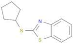 Benzothiazole, 2-(cyclopentylthio)-