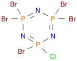 1,3,5,2,4,6-Triazatriphosphorine, 2,2,4,4,6-pentabromo-6-chloro-2,2,4,4,6,6-hexahydro- (8CI)