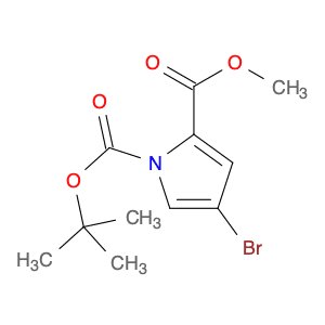 1H-Pyrrole-1,2-dicarboxylic acid, 4-bromo-, 1-(1,1-dimethylethyl) 2-methyl ester