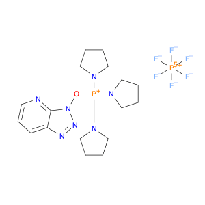 Phosphorus(1+), [3-(hydroxy-κO)-3H-1,2,3-triazolo[4,5-b]pyridinato]tri-1-pyrrolidinyl-, (T-4)-, he…