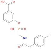 Benzoic acid, 3-[[hydroxy[[[2-(4-iodophenyl)acetyl]amino]methyl]phosphinyl]oxy]-
