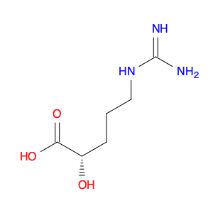 Pentanoic acid, 5-[(aminoiminomethyl)amino]-2-hydroxy-, (2S)-