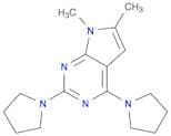6,7-dimethyl-2,4-dipyrrolidin-1-ylpyrrolo[3,2-e]pyrimidine