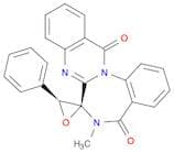 Spiro[oxirane-2,7'(13'H)-quinazolino[3,2-a][1,4]benzodiazepine]-5',13'(6'H)-dione, 6'-methyl-3-phe…