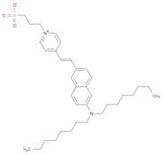Pyridinium, 4-[2-[6-(dioctylamino)-2-naphthalenyl]ethenyl]-1-(3-sulfopropyl)-, inner salt