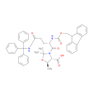 4-Oxazolidinecarboxylic acid, 3-[(2S)-2-[[(9H-fluoren-9-ylmethoxy)carbonyl]amino]-1,5-dioxo-5-[(tr…