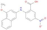 2-[(4-Methoxy-2-naphthalenyl)amino]-5-nitrobenzoic acid