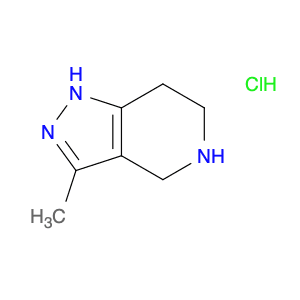 1H-Pyrazolo[4,3-c]pyridine, 4,5,6,7-tetrahydro-3-methyl-, hydrochloride (1:2)