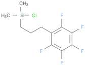 Benzene, 1-[3-(chlorodimethylsilyl)propyl]-2,3,4,5,6-pentafluoro-