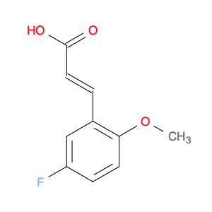 2-PROPENOIC ACID, 3-(5-FLUORO-2-METHOXYPHENYL)-, (E)- (9CI)