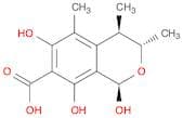 1H-2-Benzopyran-7-carboxylic acid, 3,4-dihydro-1,6,8-trihydroxy-3,4,5-trimethyl-, (1R,3S,4R)-rel-