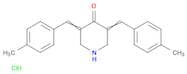4-Piperidinone, 3,5-bis[(4-methylphenyl)methylene]-, hydrochloride (1:1)