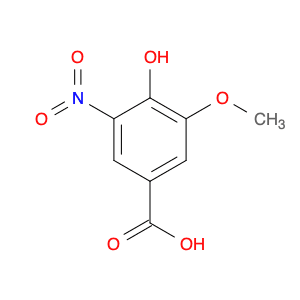 Benzoic acid, 4-hydroxy-3-methoxy-5-nitro-
