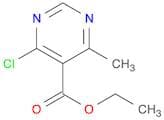 5-Pyrimidinecarboxylic acid, 4-chloro-6-methyl-, ethyl ester