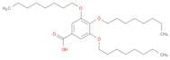 Benzoic acid, 3,4,5-tris(octyloxy)-