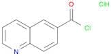 Quinoline-6-carbonyl chloride, HCl