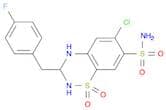 2H-1,2,4-Benzothiadiazine-7-sulfonamide, 6-chloro-3-[(4-fluorophenyl)methyl]-3,4-dihydro-, 1,1-dio…