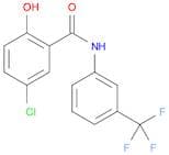 5-Chloro-2-hydroxy-N-[3-(trifluoromethyl)phenyl]benzamide