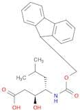 Heptanoic acid, 4-​[[(9H-​fluoren-​9-​ylmethoxy)​carbonyl]​amino]​-​3-​hydroxy-​6-​methyl-​, (3S,​…
