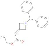 Acetic acid, 2-[1-(diphenylmethyl)-3-azetidinylidene]-, ethyl ester